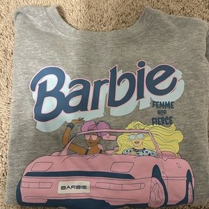 NWT Barbie Lightweight Sweatshirt!